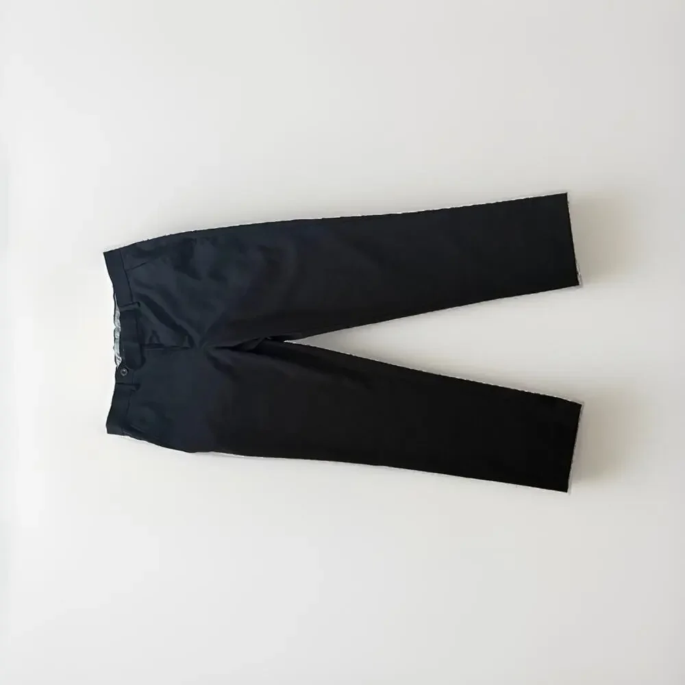 Michael Kors Men's Black Dress Pants 32W Twill Straight Leg Flat Front Pockets